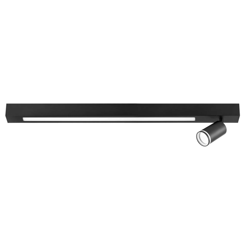 Φωτιστικό οροφής LED ΠΑΡΙΣΙ LED/24W/230V + 1xGU10/10W μαύρο