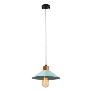 Φωτιστικό οροφής MANAVGAT 1xE27/40W/230V μπλε/καφέ