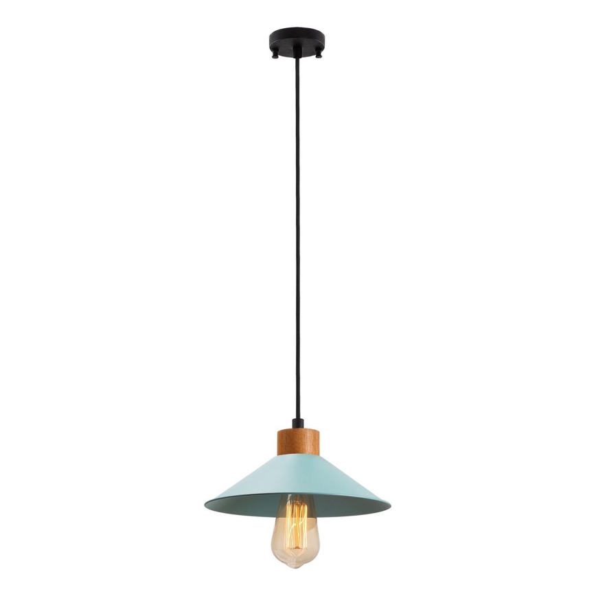 Φωτιστικό οροφής MANAVGAT 1xE27/40W/230V μπλε/καφέ