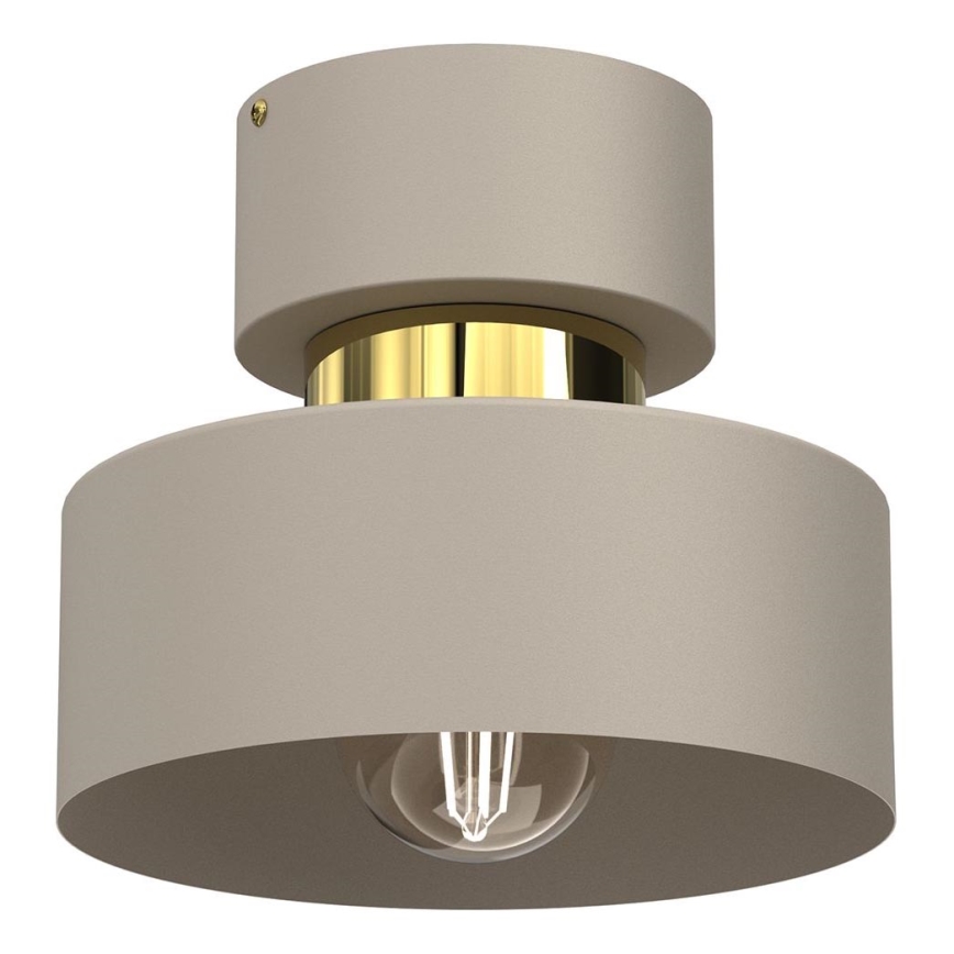 Φωτιστικό οροφής MARTI 1xE27/15W/230V μπεζ/χρυσό
