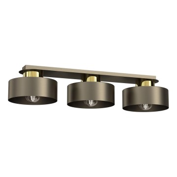 Φωτιστικό οροφής MARTI 3xE27/15W/230V ορείχαλκος/χρυσό