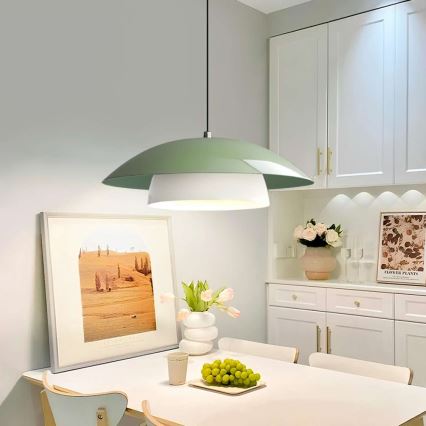 Φωτιστικό οροφής MOONLIGH 1xE27/40W/230V πράσινο