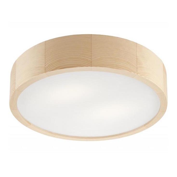 Φωτιστικό οροφής NATURAL 2xE27/60W/230V ø 37 cm πεύκο