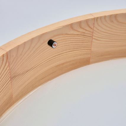 Φωτιστικό οροφής NATURAL 3xE27/60W/230V ø 47 cm πεύκο