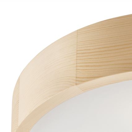 Φωτιστικό οροφής NATURAL 3xE27/60W/230V ø 47 cm πεύκο