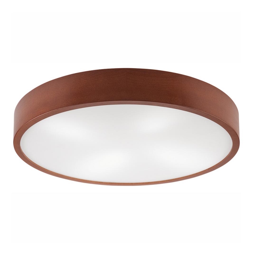 Φωτιστικό οροφής NATURAL 4xE27/60W/230V ø 57,5 cm πεύκο/καφέ