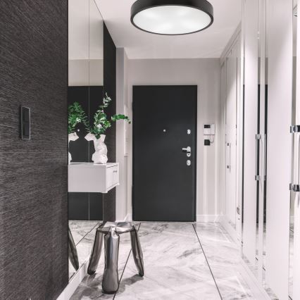Φωτιστικό οροφής NATURAL 4xE27/60W/230V ø 57 cm βέγκε/πεύκο