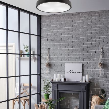 Φωτιστικό οροφής NATURAL 4xE27/60W/230V ø 57 cm βέγκε/πεύκο