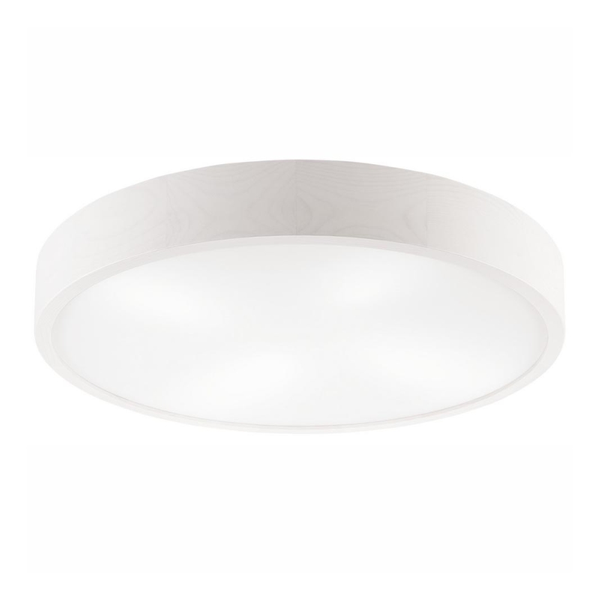 Φωτιστικό οροφής NATURAL 4xE27/60W/230V ø 57 cm λευκό/πεύκο