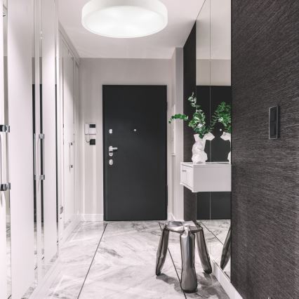 Φωτιστικό οροφής NATURAL 4xE27/60W/230V ø 57 cm λευκό/πεύκο