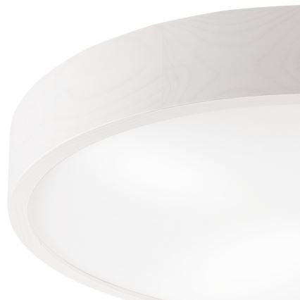 Φωτιστικό οροφής NATURAL 4xE27/60W/230V ø 57 cm λευκό/πεύκο
