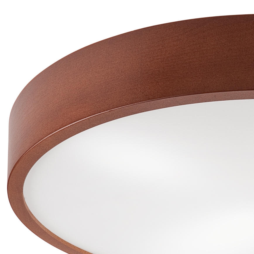 Φωτιστικό οροφής NATURAL 4xE27/60W/230V ø 57 cm πεύκο/καφέ