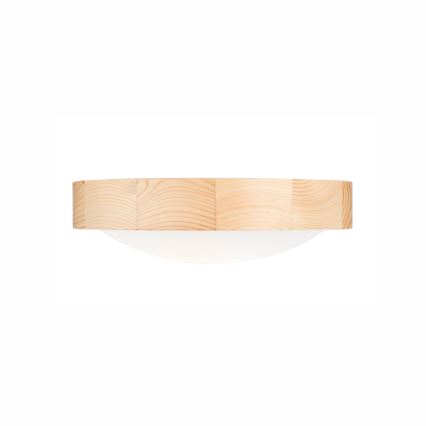 Φωτιστικό οροφής NATURAL SLIM 1xE27/60W/230V ø  27 cm πεύκο