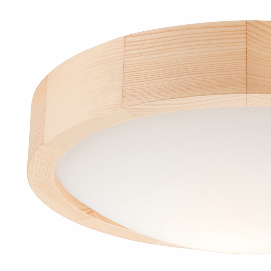 Φωτιστικό οροφής NATURAL SLIM 1xE27/60W/230V ø  27 cm πεύκο