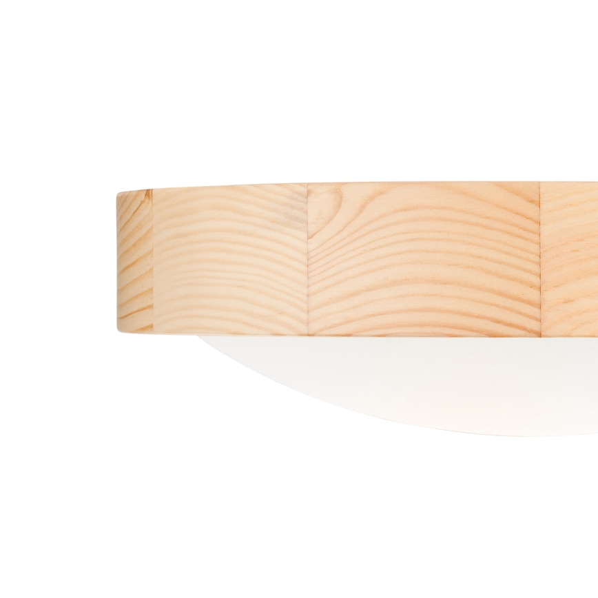 Φωτιστικό οροφής NATURAL SLIM 1xE27/60W/230V ø  27 cm πεύκο