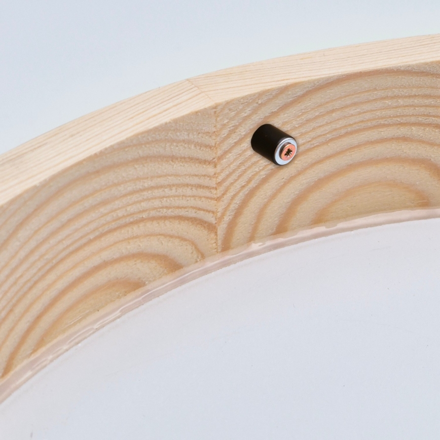 Φωτιστικό οροφής NATURAL SLIM 1xE27/60W/230V ø  27 cm πεύκο