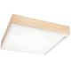Φωτιστικό οροφής NATURAL SQUARE 4xE27/15W/230V 48x48 cm πεύκο/λευκό
