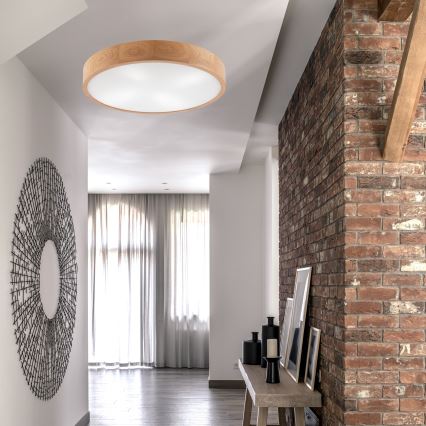 Φωτιστικό οροφής OAK 4xE27/60W/230V ø 57 cm δρυς