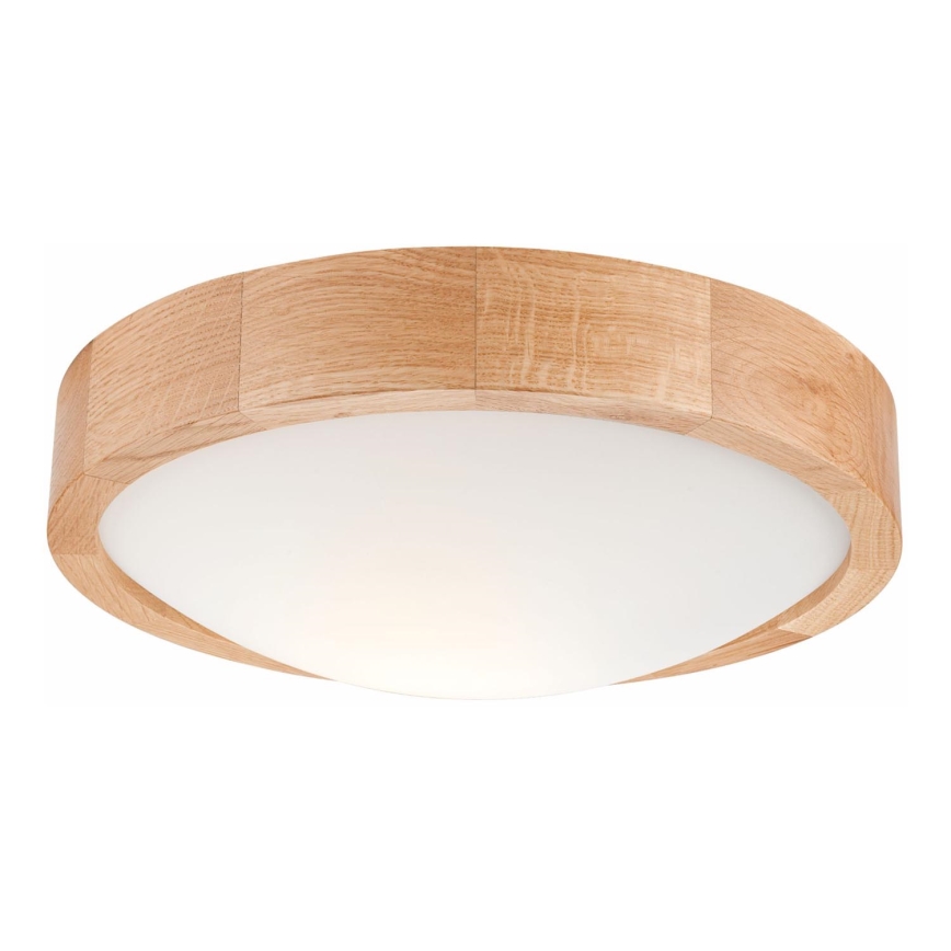 Φωτιστικό οροφής OAK SLIM 1xE27/60W/230V δρυς ø 27 cm
