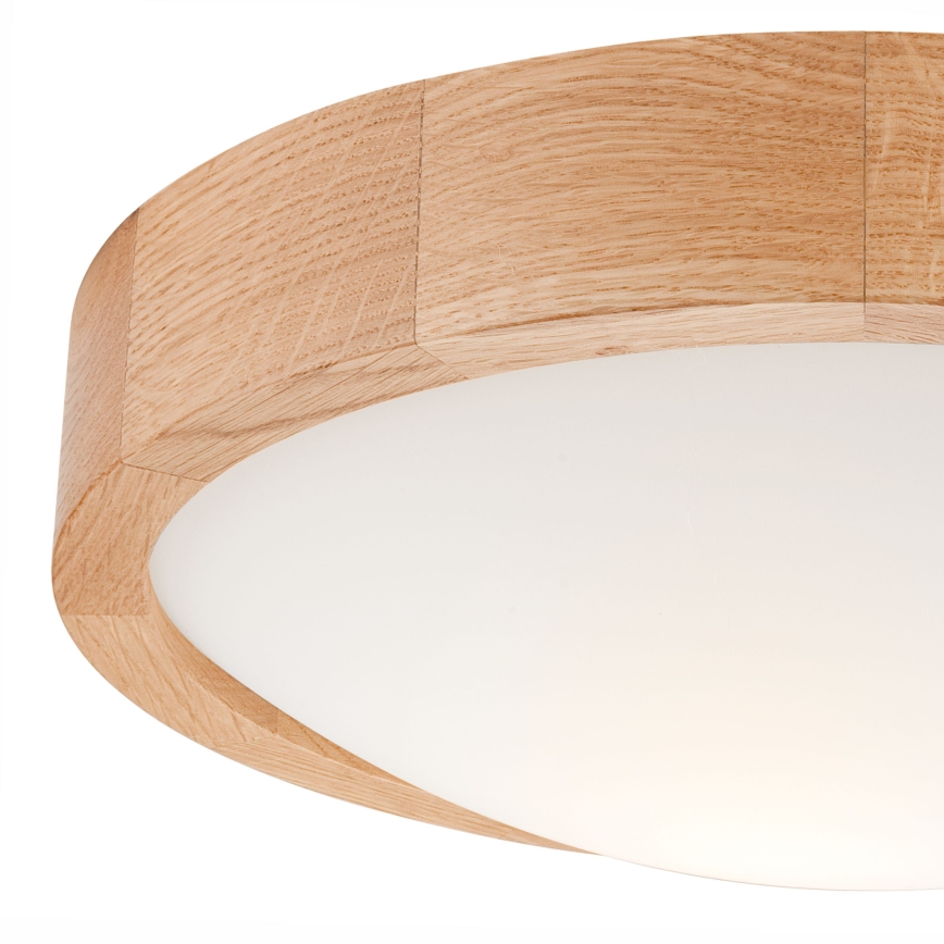Φωτιστικό οροφής OAK SLIM 1xE27/60W/230V δρυς ø 27 cm