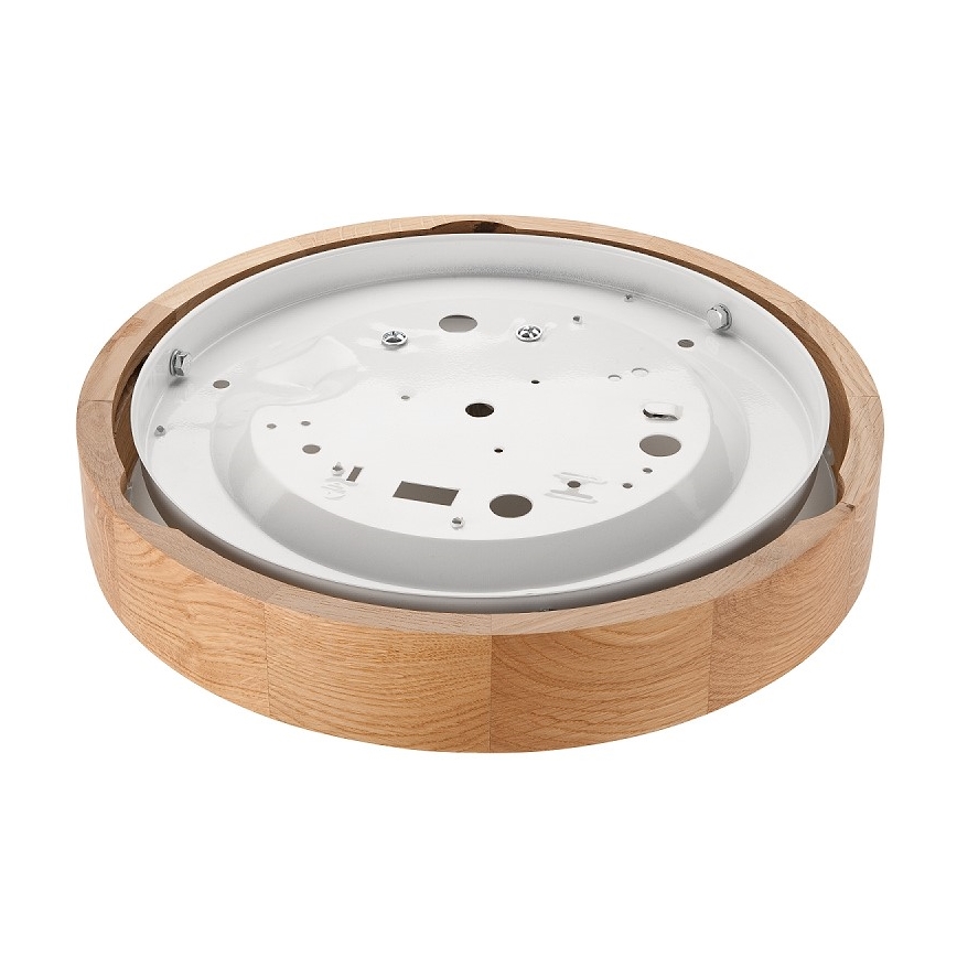 Φωτιστικό οροφής OAK SLIM 1xE27/60W/230V δρυς ø 27 cm