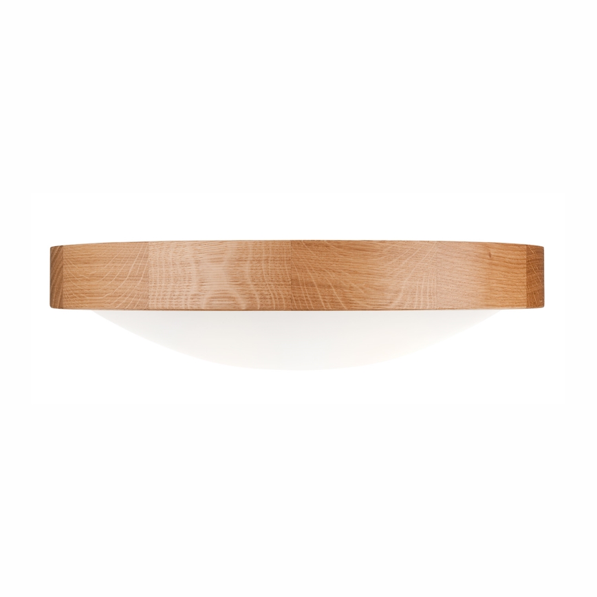 Φωτιστικό οροφής OAK SLIM 2xE27/60W/230V δρυς ø 37 cm