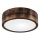 Φωτιστικό οροφής OAK SMOKY 1xE27/15W/230V ø 27,5 cm δρυς/σκούρο καφέ