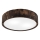 Φωτιστικό οροφής OAK SMOKY 2xE27/15W/230V ? 37,5 εκ. δρυς/σκούρο καφέ