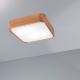 Φωτιστικό οροφής OAK SQUARE 2xE27/15W/230V 35x35 cm δρυς