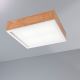 Φωτιστικό οροφής OAK SQUARE 4xE27/15W/230V 39x39 cm δρυς/λευκό