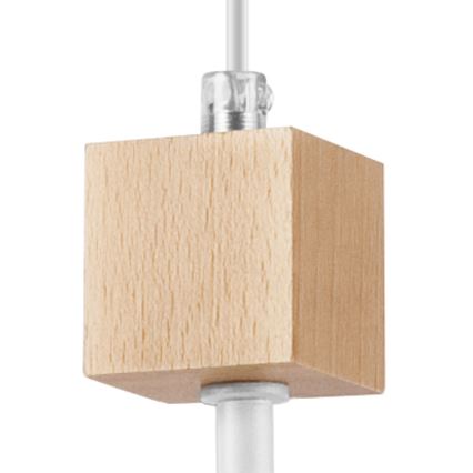 Φωτιστικό οροφής με καλώδιο ORAZIO 1xE27/60W/230V οξιά