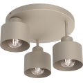 Φωτιστικό οροφής PARKLA 3xE27/15W/230V μπεζ