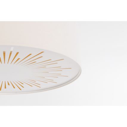 Φωτιστικό οροφής RAYS 2xE27/60W/230V διάμετρος 40 cm λευκό