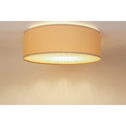 Φωτιστικό οροφής RAYS 2xE27/60W/230V διάμετρος 60 cm λευκό