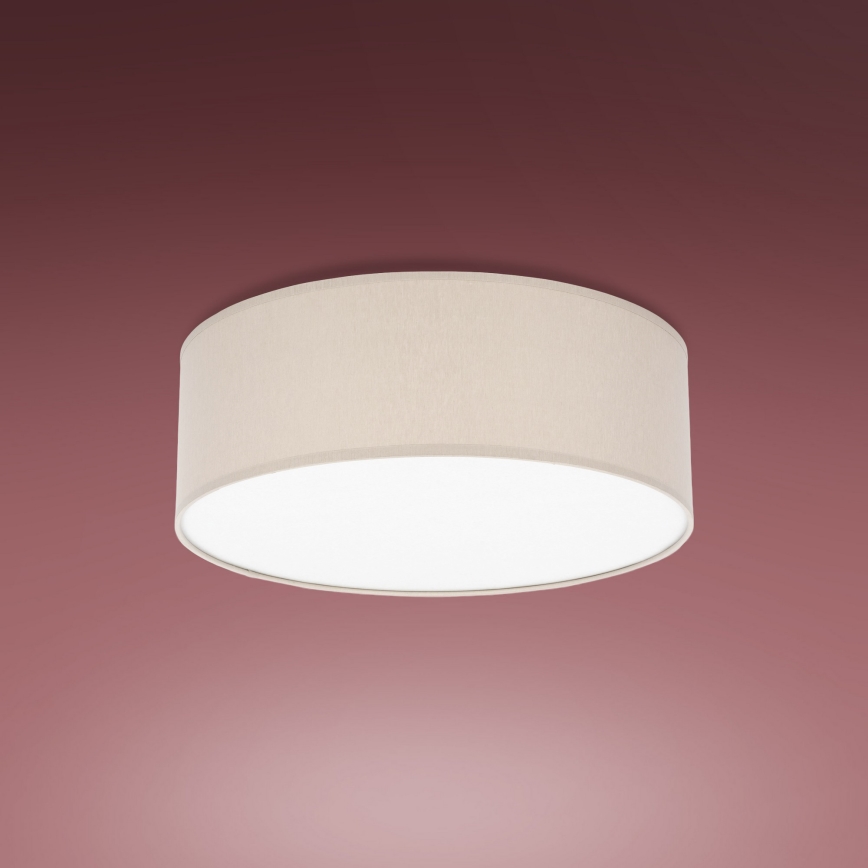Φωτιστικό οροφής RONDO 4xE27/15W/230V δ. 45 cm μπεζ