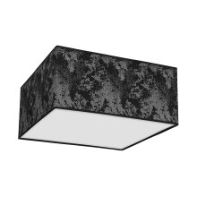 Φωτιστικό οροφής SATINO 2xE27/60W/230V μαύρο/γκρι