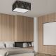 Φωτιστικό οροφής SATINO 2xE27/60W/230V μαύρο/χρυσό