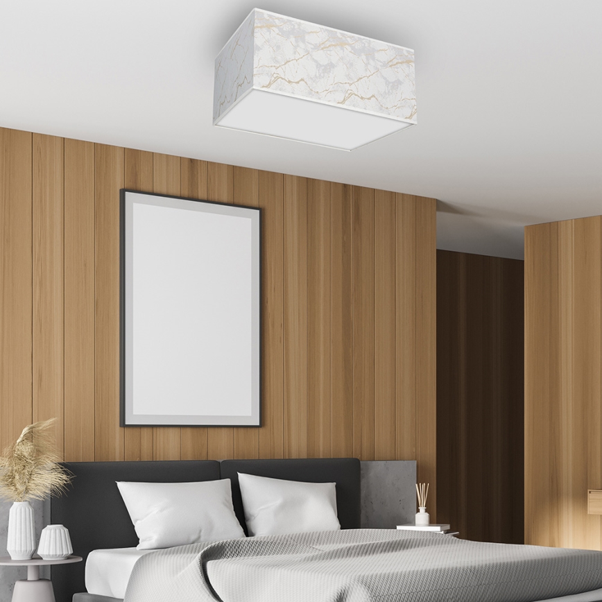 Φωτιστικό οροφής SENSO 2xE27/60W/230V λευκό