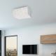 Φωτιστικό οροφής SENSO 2xE27/60W/230V λευκό