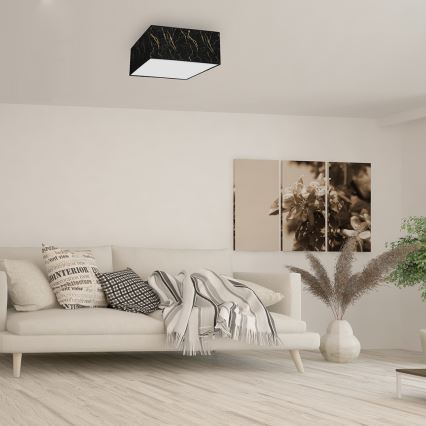 Φωτιστικό οροφής SENSO 2xE27/60W/230V μαύρο