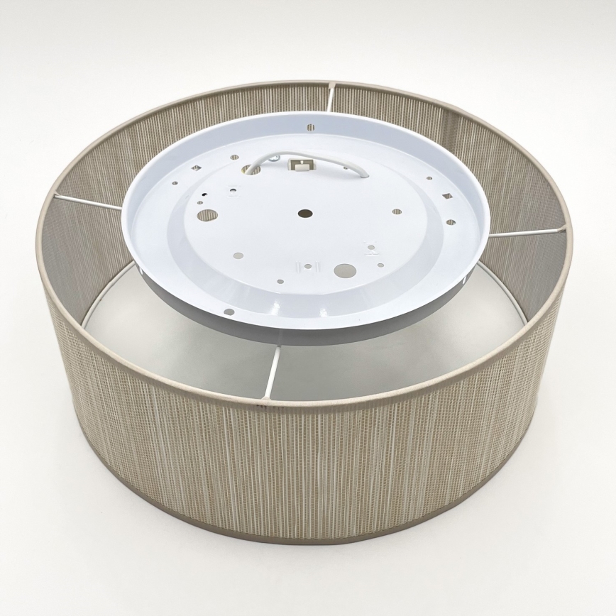 Φωτιστικό οροφής SIRJA, 1xE27/15W/230V, διάμετρος 35 cm, μπεζ