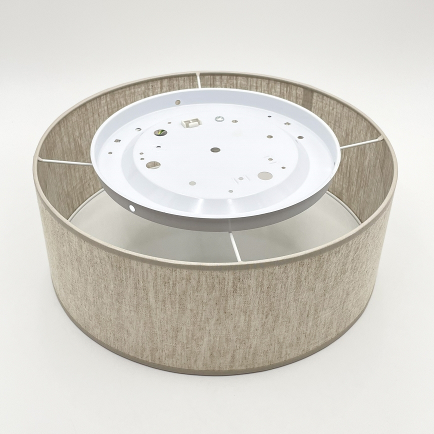 Φωτιστικό οροφής SIRJA 1xE27/15W/230V, διάμετρος 35 cm, μπεζ