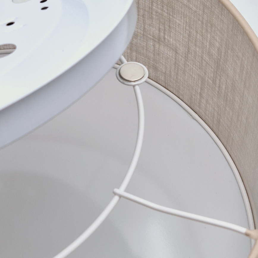 Φωτιστικό οροφής SIRJA 1xE27/60W/230V διάμετρος 35 cm μπεζ
