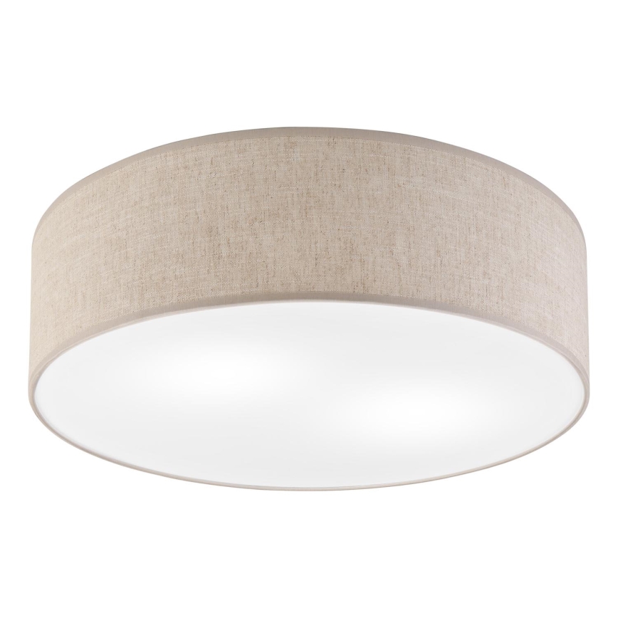 Φωτιστικό οροφής SIRJA 2xE27/15W/230V Ø 45 cm, μπεζ