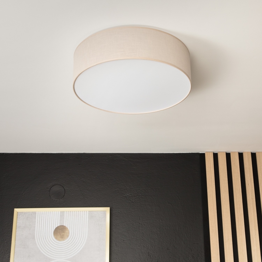 Φωτιστικό οροφής SIRJA 2xE27/60W/230V δ. 45 cm μπεζ