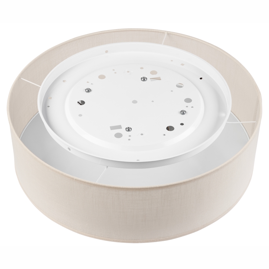 Φωτιστικό οροφής SIRJA DOUBLE 4xE27/15W/230V διάμετρος 45 cm κρεμ