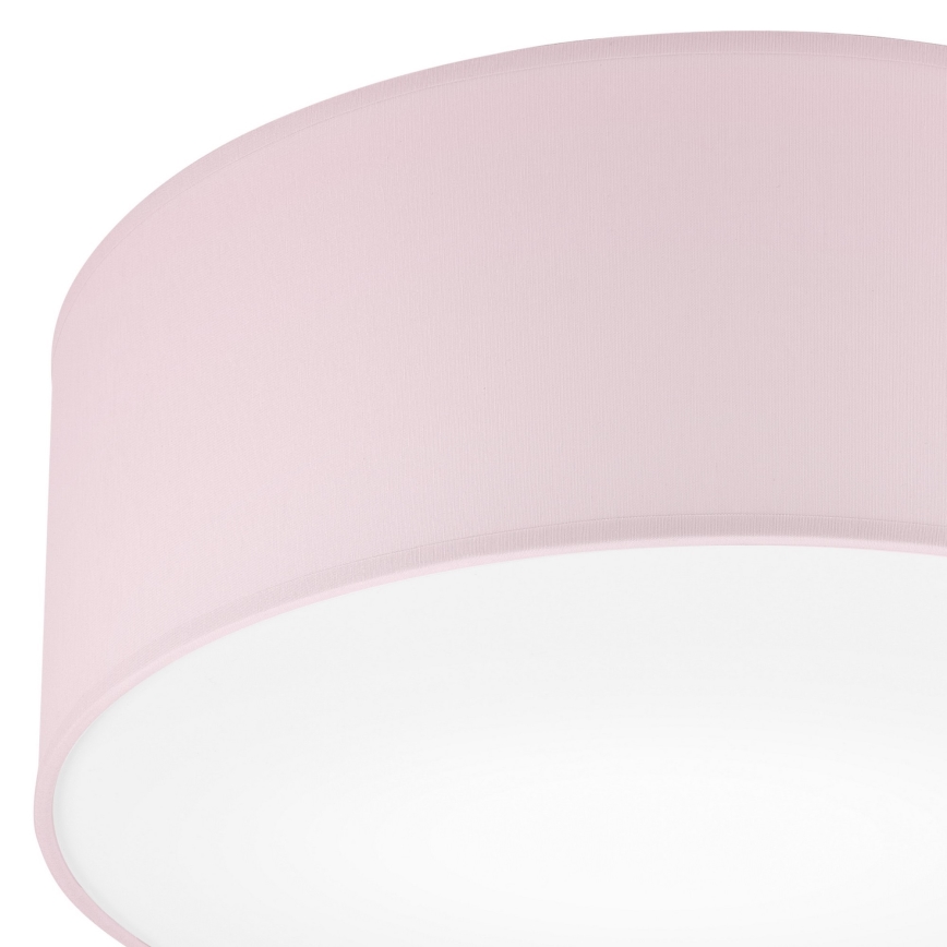 Φωτιστικό οροφής SIRJA PASTEL 1xE27/60W/230V διάμετρος 35 cm ροζ
