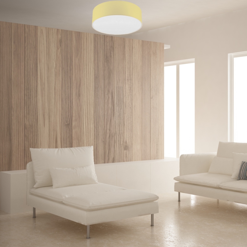 Φωτιστικό οροφής SIRJA PASTEL DOUBLE 4xE27/15W/230V διάμετρος 45 cm κίτρινο