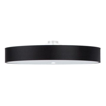 Φωτιστικό οροφής SKALA 6xE27/60W/230V δ. 100 cm μαύρο