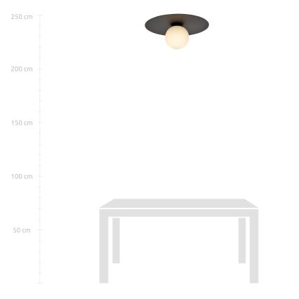 Φωτιστικό οροφής SOLAR 1xE14/10W/230V μαύρο/λευκό